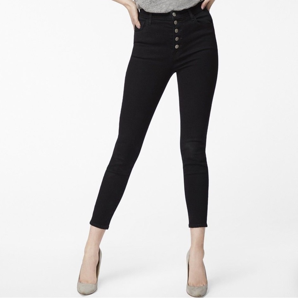 J BRAND LILLIE HIGH-RISE CROPPED SKINNY